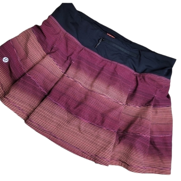 Lululemon Pace Rival skirt - Simply Radiant Pink Paradise tennis skirt skort 6 - Picture 8 of 16